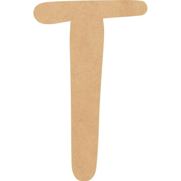 Cheap Wood MDF Letter 4'' Tall Jacklin Letters DIY T, Paintable Craft Project A-Z
