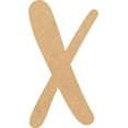 thumbnail image 1 of Cheap Wood MDF Letter 4'' Tall Jacklin Letters DIY X, Paintable Craft Project A-Z, 1 of 3