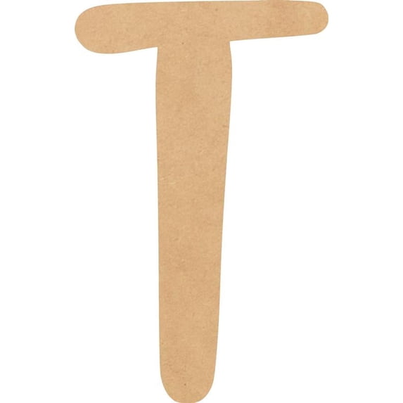 Cheap Wood MDF Letter 6'' Tall Jacklin Letters DIY T, Paintable Craft Project A-Z