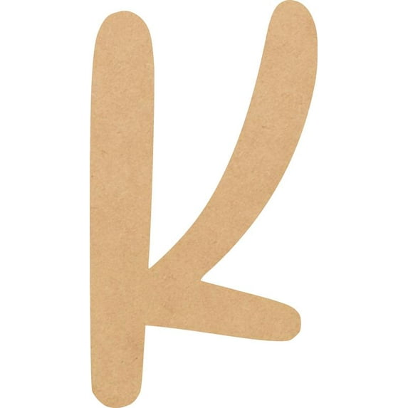 Cheap Wood MDF Letter 8'' Tall Jacklin Letters DIY K, Paintable Craft Project A-Z