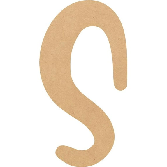 Cheap Wood MDF Letter 8'' Tall Jacklin Letters DIY S, Paintable Craft Project A-Z