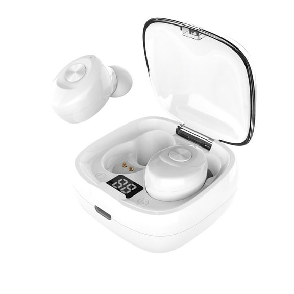 Cheap makeup Wireless Earbuds,Bluetooth 5.4 Ear Bud LED Power Display Headphones Bass Stereo,Bluetooth Earbuds in-Ear Noise Cancelling Mic,40H Playback Mini Case IP7 Waterproof Sports Earphones