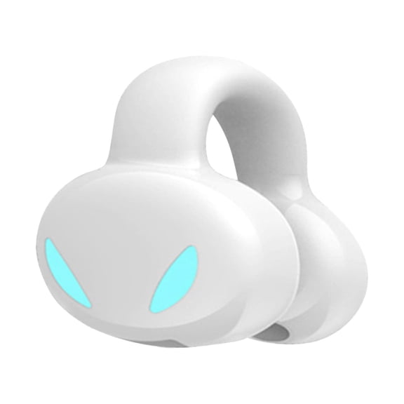 Open Ear Headphones Wireless Bluetooth, Clip-On Earbuds with 4 ENC Noise Cancelling Mic, Stable Fit, Dual Connection, EQ Customized, Sports Earphones for Workout/Running