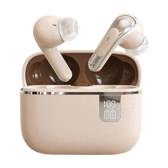 Cheap things Bluetooth Headphones Wireless Earbuds 80hrs Playtime Wireless Charging Case Digital Display Sports Ear Buds with Earhook Deep Bass IPX7 Waterproof Over-Ear Earphones for TV Phone Laptop