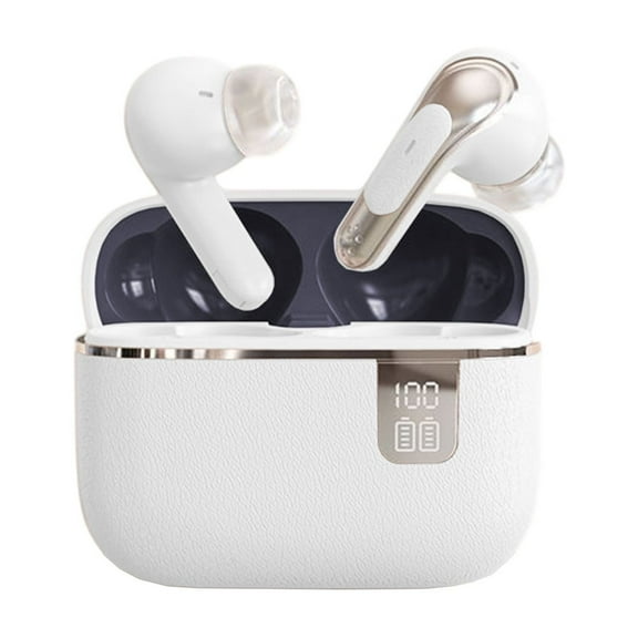 Cheap things Bluetooth Headphones Wireless Earbuds 80hrs Playtime Wireless Charging Case Digital Display Sports Ear Buds with Earhook Deep Bass IPX7 Waterproof Over-Ear Earphones for TV Phone Laptop