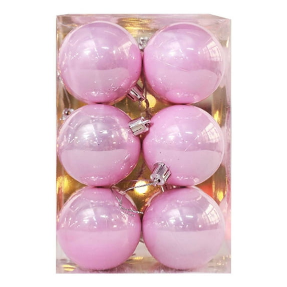 Cheapark 1 Box 12pcs 3.15in Christmas Ball Set - Translucent Hanging Pendants for Tree, Window, Shopping Mall Display