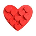 thumbnail image 1 of Cheapark 10 Multi-Heart Pudding Dessert Tools - Cake Decoration Baking Utensils, Love-Themed Molds for Valentine's Day Christmas, Practical Kitchen Accessories, 1 of 8