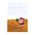 thumbnail image 1 of Cheapark 10-Pack Glitter Christmas Greeting Cards - With Envelopes & Stickers, Santa Snowman Themed Holiday Notes for Festive Celebrations, 1 of 6