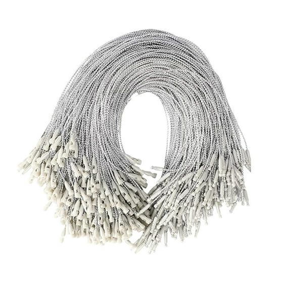 Cheapark 1000 Pcs Colored Christmas Ornament Hanging Strings - Festive Ropes For Holiday Tree Decorations & Ornament Display