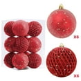 thumbnail image 1 of Cheapark 12-Piece Shatterproof Christmas Balls Set - Multiple Styles for Tree & Other Parties, Festive Decor for Holiday, 1 of 8
