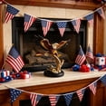 thumbnail image 1 of Cheapark 147、Bald Eagle Resin Sculpture Spread Wing Animal Statue for Office Hotel Living Room American Style Home Craft Decor, 1 of 6