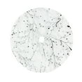thumbnail image 1 of Cheapark 15 Inch White Christmas Tree Skirt - Circular Carpet Mat, Festive Bottom Decor for Xmas Tree & Home, 1 of 6