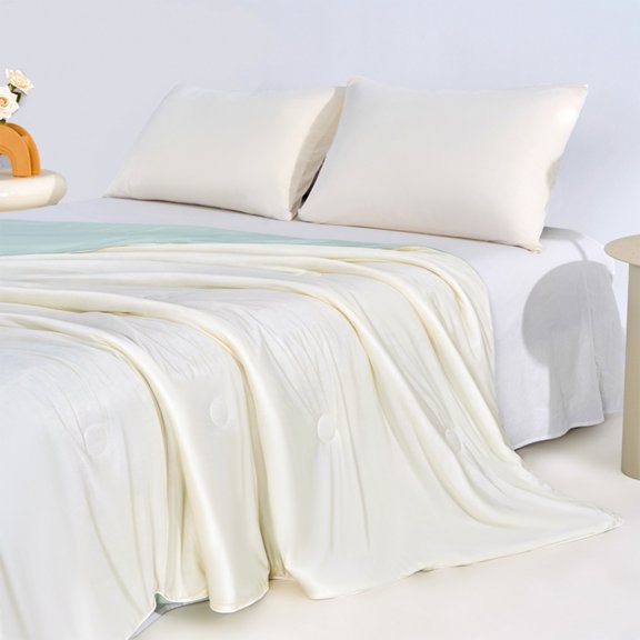 Cheapark 150x200cm Single Size Cooling Quilt Indoor Rest Bedding Blanket Gift