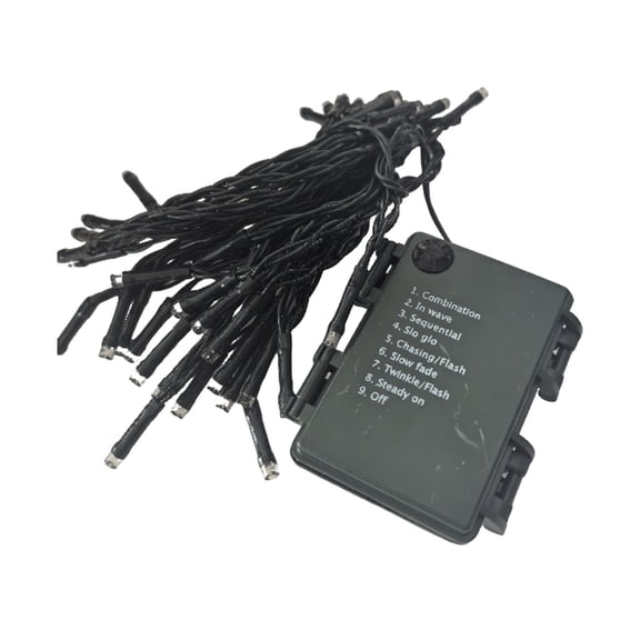 Cheapark 16.4 Feet 50 LED Waterproof String Lights - 3AA Battery Gift Operated Decor for Valentine's Day Wedding Party Indoor Outdo or