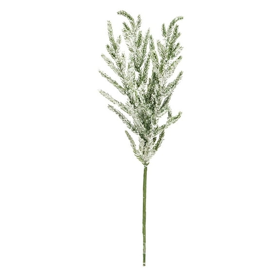 Cheapark 18In Artificial Pine Branches - Simulated Green Stems for Home Interior Decor, Realistic Foliage, Ideal for Christmas Tree & Holiday Arrangements