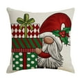 thumbnail image 1 of Cheapark 1PC Christmas Gnome Pillow - Red Combo Happy Festive Cushion, Soft Decorative Pillow for Sofa, Bedside & Holiday Home Vibe, 1 of 6