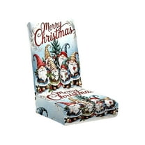 Cheapark 1pc Christmas Elastic Chair Cover - Washable Protective Design - Dining Table Chair Protector Suitable For Restaurant, Hotel, Party & Christmas Holiday Decor