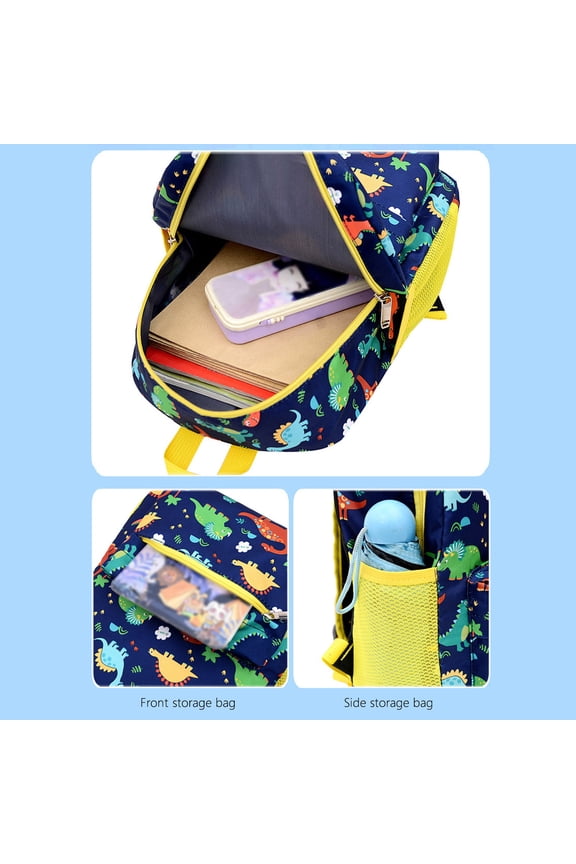 1pc Colorful School Supplies Back To School Backpack Cute Dinosaurs Cute Backpack Shoulder Bag School Bookbag Casual Daypack