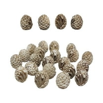 Cheapark 20 Pcs Resin Garden Pathway Stones Stepping Stones for Potted Plant Horticultural Courtyard Landscaping and Outdoo r Decor