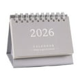 thumbnail image 1 of Cheapark 2026 Mini Desk Calendar - Cute Fresh English Version, Compact Notebook-Style Decor, Perfect for Home Office Desktop Holiday Organization, 1 of 5