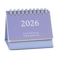 thumbnail image 1 of Cheapark 2026 Mini Desk Calendar - Cute Fresh English Version, Compact Notebook-Style Decor, Perfect for Home Office Desktop Holiday Organization, 1 of 5