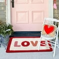 thumbnail image 1 of Cheapark 23.62x15.75 Inch Valentines Day Entry Door Mat - Non Slip Bathroom Rug with Festive Patterns, Romantic Home Decoration, 1 of 6