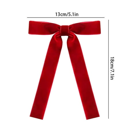 Cheapark 24 Pcs Velvet Christmas Bow Ornaments - Decor for Home Christmas Tree & Wreaths, Festive Holiday Accent