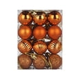thumbnail image 1 of Cheapark 24PC 1.18 In Christmas Tree Baubles - Matte Hanging Ornaments for Home & Holiday Party Decor, 1 of 6