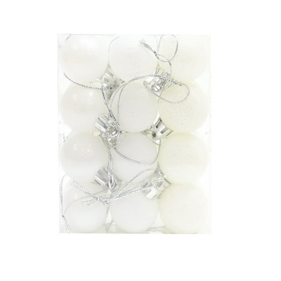 Cheapark 24Pcs 1.18 In Shatterproof Christmas Baubles - Hanging Ball Pendants for Tree & Holiday Home Decor
