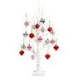 thumbnail image 1 of Cheapark 24in Valentine's Day Lighted Tree Decor - 18 Heart Ornaments USB/Battery Dual Operated, Romantic Lighted Decor For Home Parties Valentine's Day Celebrations, 1 of 8