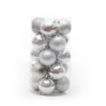 thumbnail image 1 of Cheapark 24pcs 1.57in Electroplated Plastic Christmas Balls - Barrel Packed Hanging Tree Decorations, 1 of 3