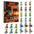 thumbnail image 1 of Cheapark 2D Christmas Frogs Advent Calendar - Cute Amphibian-Themed Countdown Decor for Home Desk, Mantel & Christmas Holiday Festive Display, 1 of 3