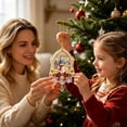thumbnail image 1 of Cheapark 2D Flat Acrylic Christmas Snowman Hanging Ornament Lightweight Tree Pendant for Xmas Tree Holiday Home Party Decor Gift, 1 of 7