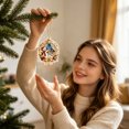 thumbnail image 1 of Cheapark 2D Flat Acrylic Christmas Snowman Hanging Ornament Lightweight Tree Pendant for Xmas Tree Holiday Home Party Decor Gift, 1 of 7