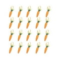 thumbnail image 1 of Cheapark 3 Inch Easter Hanging Ornaments - 20PCS Artificial Spring Fall Foam with Glitter Powder, Realistic Mini Carrots, Perfect for Easter Tree & Holiday Decor, 1 of 6