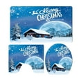 thumbnail image 1 of Cheapark 3-Piece Christmas Bathroom Mat Set - Non-Slip Bath Rugs, Shower & Toilet Cover, Soft Absorbent Flooring Accessories, Festive Home Decor, 1 of 6
