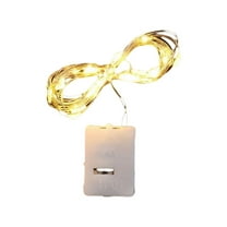 Cheapark 3-Yard Warm White Led String Lights Battery Operated For Christmas Tree Decoration Copper Wire Mood Lighting Decor