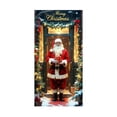 thumbnail image 1 of Cheapark 35X72 Inch Christmas Door Cover Curtain - Lightweight Reusable Polyester, Festive Door Wall Decor for Indoor Outdoor Christmas New Year Winter Festival Party, 1 of 6