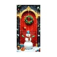 thumbnail image 1 of Cheapark 35X72 Inch Christmas Door Cover Curtain - Lightweight Reusable Polyester, Festive Door Wall Decor for Indoor Outdoor Christmas New Year Winter Festival Party, 1 of 6