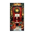thumbnail image 1 of Cheapark 35X72 Inch Christmas Door Cover Curtain - Lightweight Reusable Polyester, Festive Door Wall Decor for Indoor Outdoor Christmas New Year Winter Festival Party, 1 of 6