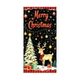 thumbnail image 1 of Cheapark 35X72 Inch Christmas Door Cover Curtain - Lightweight Reusable Polyester, Festive Door Wall Decor for Indoor Outdoor Christmas New Year Winter Festival Party, 1 of 6