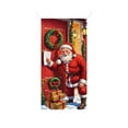 thumbnail image 1 of Cheapark 35x71 Inch Christmas Door Cover - Santa Claus Pattern - Durable Holiday Decor - Entryway Accent for Christmas Family Gatherings & Festive Parties, 1 of 6