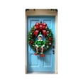 thumbnail image 1 of Cheapark 35x71 Inches Christmas Door Cover Curtain - Vibrant Holiday Door Wall Decoration, Wrinkle-Resistant Fabric for Indoor Outdoor Party Festive Ambiance, 1 of 6
