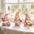 thumbnail image 1 of Cheapark 3Pcs Easter Gnome Resin Figurine Spring Decor Desktop Ornament 2026 Easter Home Table Party Decor Supply, 1 of 6