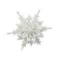 thumbnail image 1 of Cheapark 4.7 Inch Glittering Snowflake Christmas Ornaments - Small Pendant Decor For Tree And Window Holiday, 1 of 6