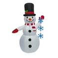 thumbnail image 1 of Cheapark 4FT Christmas Inflatable Snowman - LED Lights Outdoor Blow-Up Decor, Heavy-Duty Yard Ornament for Holiday Party Xmas New Year, 1 of 6