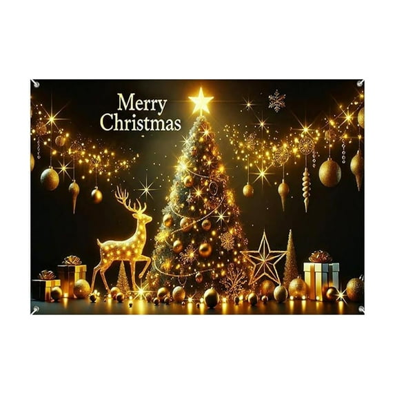 Cheapark 59x35 Inch Christmas Tapestry - Festive Wall Hanging & Room Decor, Bold Holiday Print for Home, Bedroom & Party Backdrop