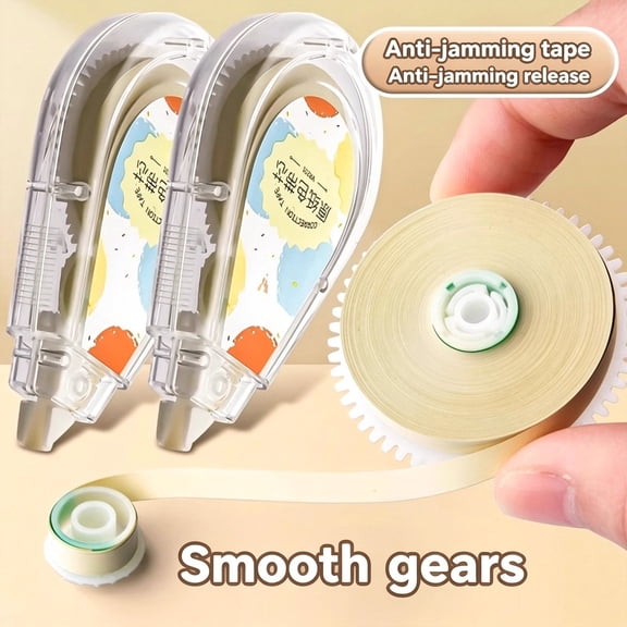 Cheapark 6 Pieces Correction Tape Portable Writing Error Cover Supplies Gift