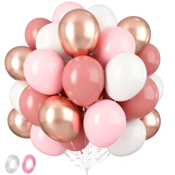 Cheapark 60 Piece Party Inflatable Decorations Kit for Romantic Couples Anniversary Celebration Special Occasion and Festi ve Event Setup