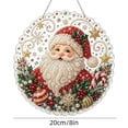 thumbnail image 1 of Cheapark 7.87 Inch Christmas Pearl Diamond Art Hanging Ornament Kit, Bead Painting Suncatcher Set for Window Wall, Festive Art Craft Decor for Christmas Home Holiday Display Gift, 1 of 8